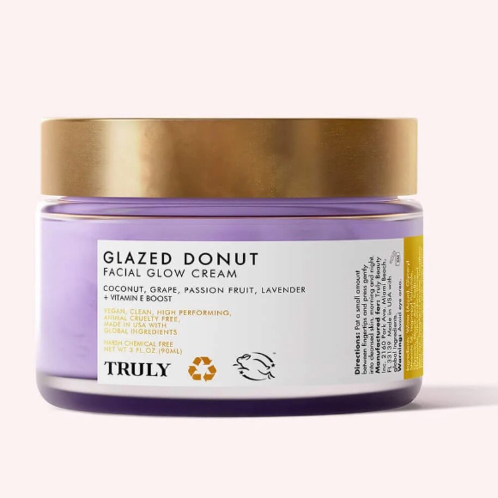 TRULY Glazed Donut Facial Glow Cream - NWT